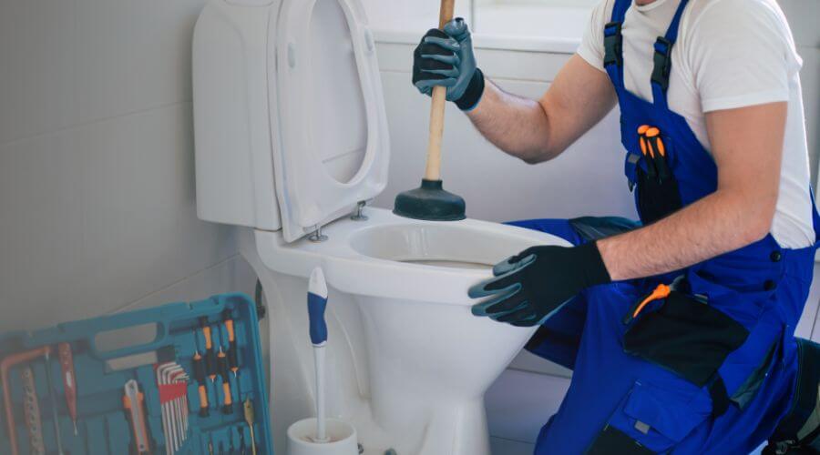 Professional clogged toilet repair in Camden Point, MO